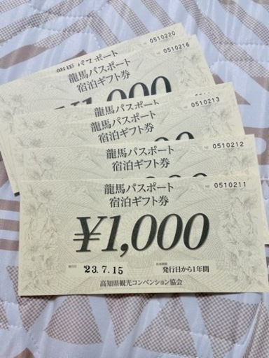 龍馬パスポート宿泊チケット1万円分お正月セール