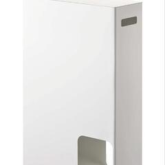山崎実業トイレットペーパーストッカー 12ﾛｰﾙ 収納