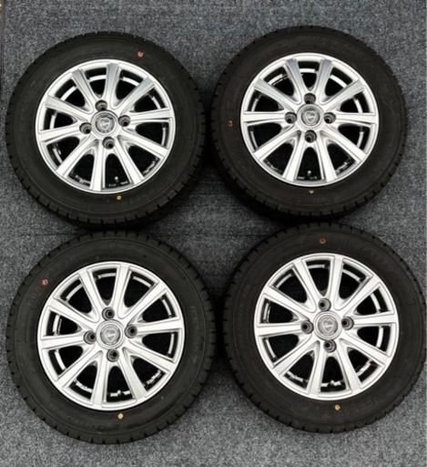 【決定】GOOD YEAR スタッドレスタイヤ 155/65R13 アルミホイール付き 2022年製 4本まとめ