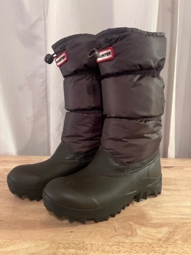 【美品】HUNTER ハンター vibram  レディース ロングブーツ 23.5cm