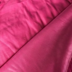 ラビットファーカバー ピンク 120×150 新品未使用の画像