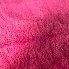 ラビットファーカバー ピンク 120×150 新品未使用の画像