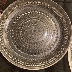 ガラスのお皿2枚の画像