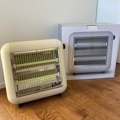 電気ストーブ　プラスマイナスゼロ　ベージュ