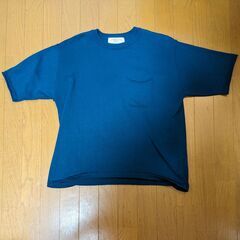 ポケット クルーネック / 半袖ニット / カットソー 吸水速乾の画像