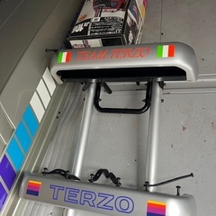 ★未使用★10万円超 ★Terzo★テルッツォ★ルーフボックス★背面キャリア★ルーフキャリア★アタッチメント★セット★PIAAの画像