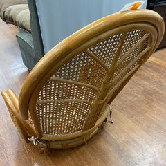 リサイクルショップどりーむ天保山店　No.10029　座椅子チェア♪　籐家具♪の画像