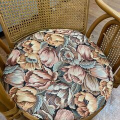リサイクルショップどりーむ天保山店　No.10029　座椅子チェア♪　籐家具♪の画像
