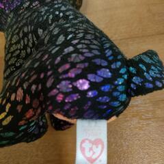 【値下げ！used】ぬいぐるみ キラキラキャット 2体の画像
