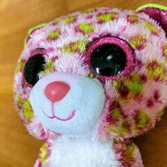 【値下げ！used】ぬいぐるみ キラキラキャット 2体の画像