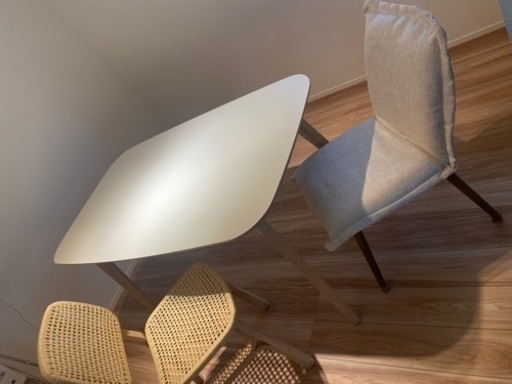 【定価46,000円　ダイニングテーブルセット椅子2脚】