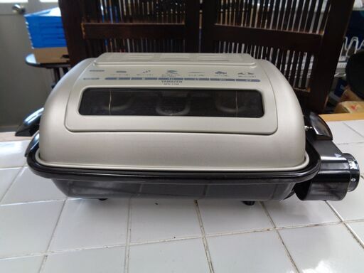 山善　ワイドグリル フィッシュロースター　魚焼きグリル　NFR-1100　中古