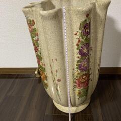 美品　アンティーク　DIPINTO A MANO　焼き物　傘立ての画像