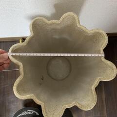 美品　アンティーク　DIPINTO A MANO　焼き物　傘立ての画像