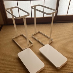 山崎実業(Yamazaki) ゴミ袋ホルダー スリム 20L ホワイトの画像