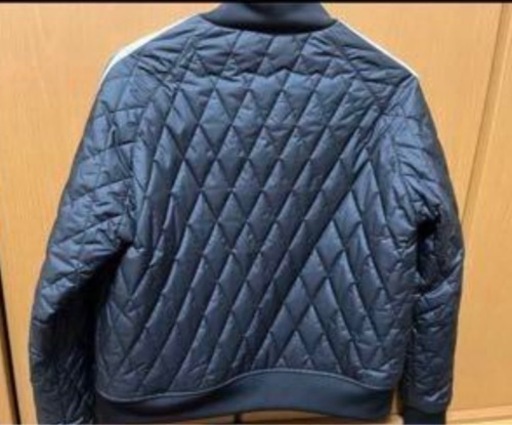 アディダス　adidas キルティング　MA-1 XL ブラック　美品