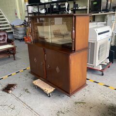 大阪★アンティーク飾棚 レトロ家具