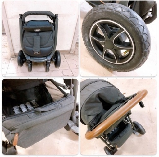 joie ジョイー シグネチャー A型ベビーカー 美品 4輪エアタイヤ