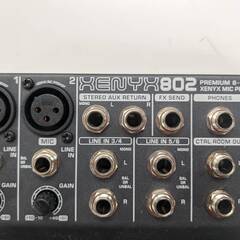 [ST848] ジャンク品　BEHRINGER XENYX 802 ベリンガー ミキサー　アダプター欠品　 現状販売　神田店舗の画像