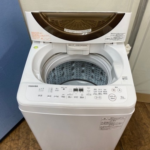 I764 ? ジモティー限定価格！ TOSHIBA 洗濯機 （6.0㎏） ⭐ 動作確認済 ⭐ クリーニング済