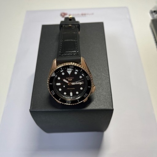 セイコー5スポーツ•スペシャリスト/SBSA028/メカニカル自動巻き/革ベルトブラック