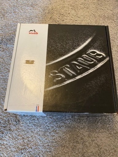 ストウブ　staub 26㎝ホーロー鍋　ネイビー