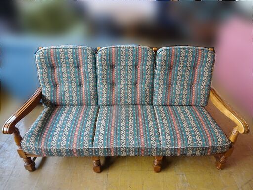 ◇karimoku/カリモク 3人掛け ソファ 椅子 イス チェア 家具