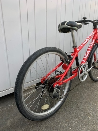 ☆前後タイヤ良品☆  22型　ジュニアMTB　防犯登録料込‼︎