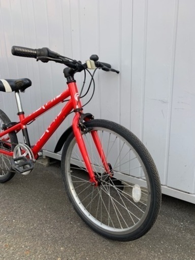 ☆前後タイヤ良品☆  22型　ジュニアMTB　防犯登録料込‼︎