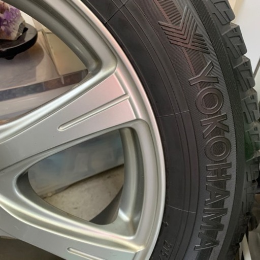受渡者決定しました ヨコハマタイヤ 215/60 R17  スタッドレス 4本セット ホイール付き 