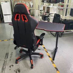 大阪★WEARSON ゲーミングデスク	幅1400mm ゲーミングチェア 専用マット セット