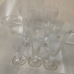 アダムとイブ　シャンパングラス5個セット