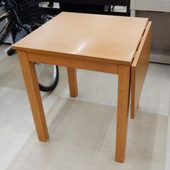 家具の大丸 ダイニング 伸長式テーブル ナチュラルカラー 幅60...