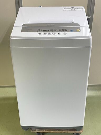 【取引中】洗濯機 アイリスオーヤマ 5㎏ 2021年製 IAW-T502E