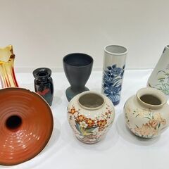 花瓶、壺まとめ7点。久谷陶寿、九谷陶泉など