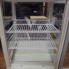 Panasonic 卓上タテ型冷蔵ショーケース 2017年製 SMR-C65F 4面ガラス 65L