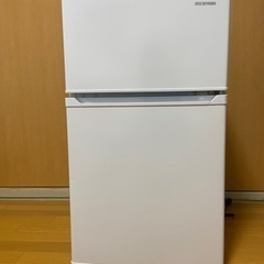 【美品】急ぎ★2021年製アイリスオーヤマ90L小型冷蔵庫2ドア...