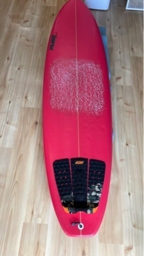 Plain サーフボード セット　フィン、リーシュ、ワックス付き