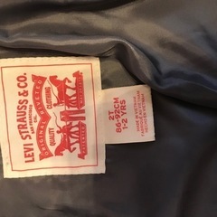 リーバイス　levi's ダウン　子供服　トリコロールの画像