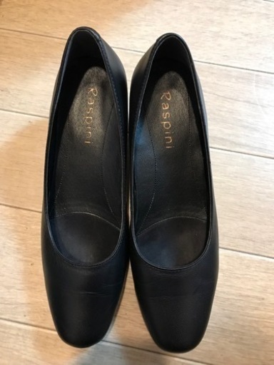 本革　パンプス　raspini