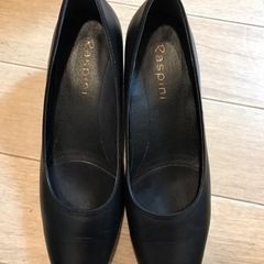 本革　パンプス　raspini 