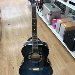 ★ジモティ割あり★  アコースティックギター ブルー  クリーニ...