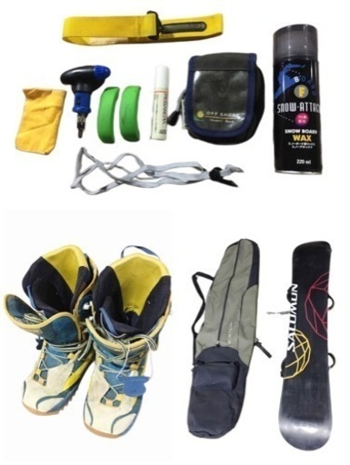 Salomon サロモン 156 DEFINITION スノーボード ビンディング ブーツ 27.5cm セット キャンバー板 スノボ板 ゲレンデ カービング 板用ワックス ボード 中古品