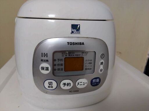 東芝　ＩＨ RC−５ＸＥ８ 0.54L 3合炊き