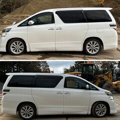 ★車検たっぷり★H21/ヴェルファイア/4WD/フリップダウン/パワスラ/タイヤバリ溝の画像