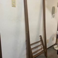 【交渉中】木製ハンガーラック
