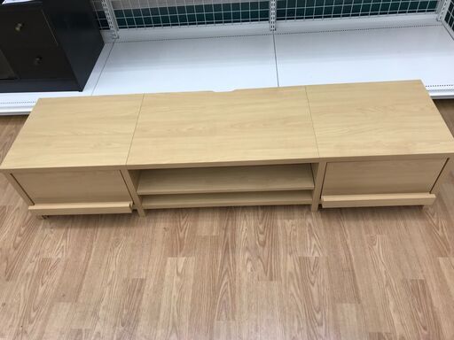 ★ジモティ割あり★  TV台 ブラウン H30×W150×D43 クリーニング済み KJ3525