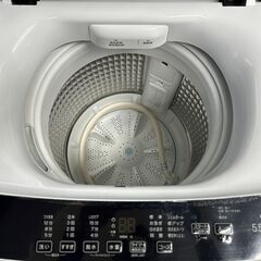 エルソニック 2023年製 全自動洗濯機[10分洗濯][しわケア脱水]【