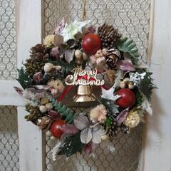 　ハンドメイド　クリスマスリースミニ①