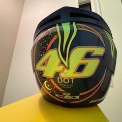 AGV K3  ロッシレプリカ　クリア・スモークシールド　メットカバー付きの画像